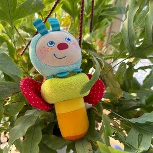 Haba butterfly/work soft fabric rattle